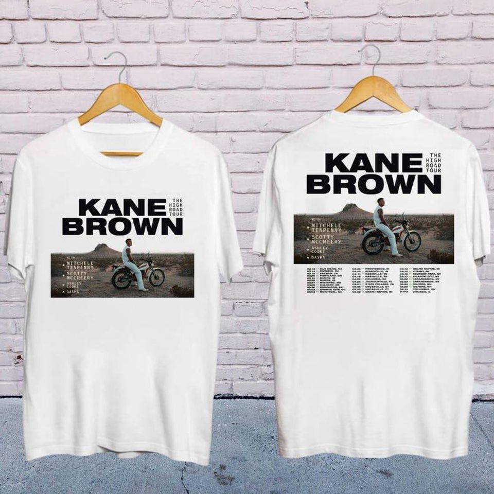 New 2025 Kane Brown The High Road Tour Shirt, Kane Brown 2025 Concert, Kane Brown Fan Gifts