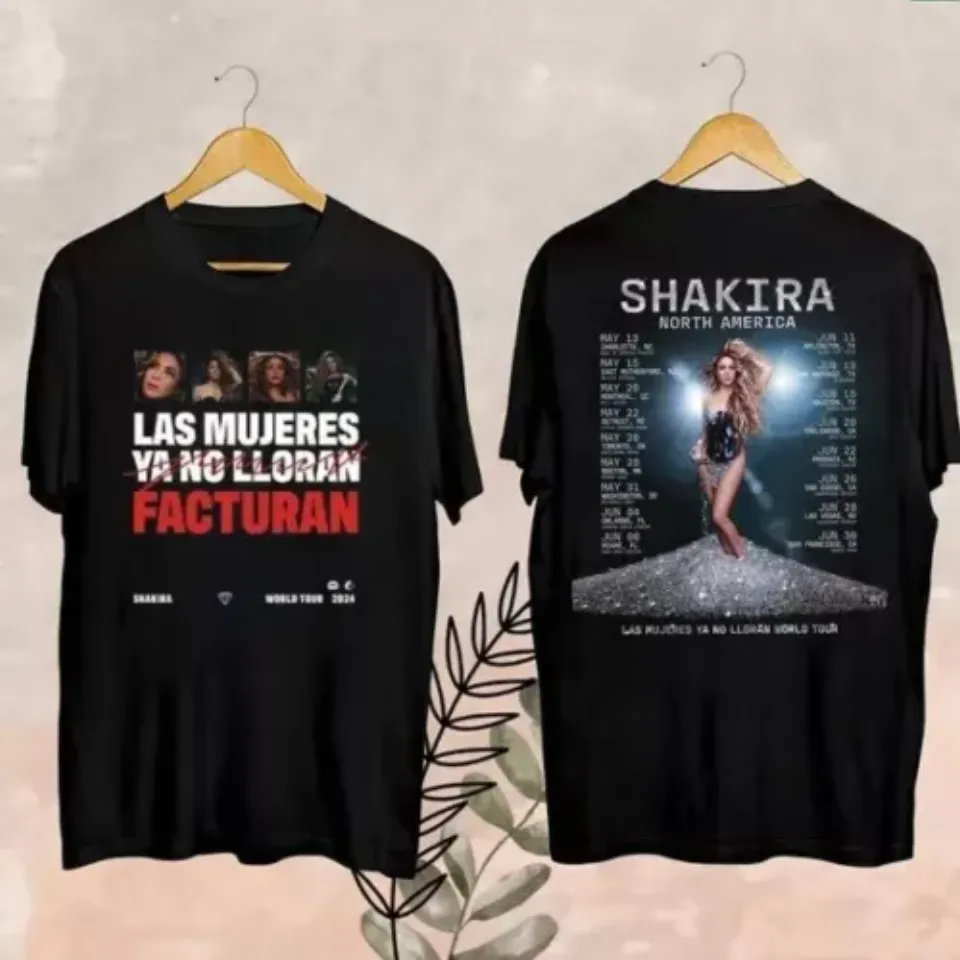 New Shakira Las Mujeres Ya No Lloran World Tour 2025 Fan Shirt, Shakira 2025 Shirt