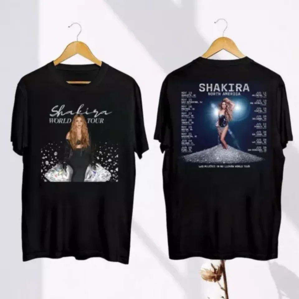 New Las Mujeres Ya No Lloran Shakira 2025 Tour Shirt, Shakira Tour Concert Merch
