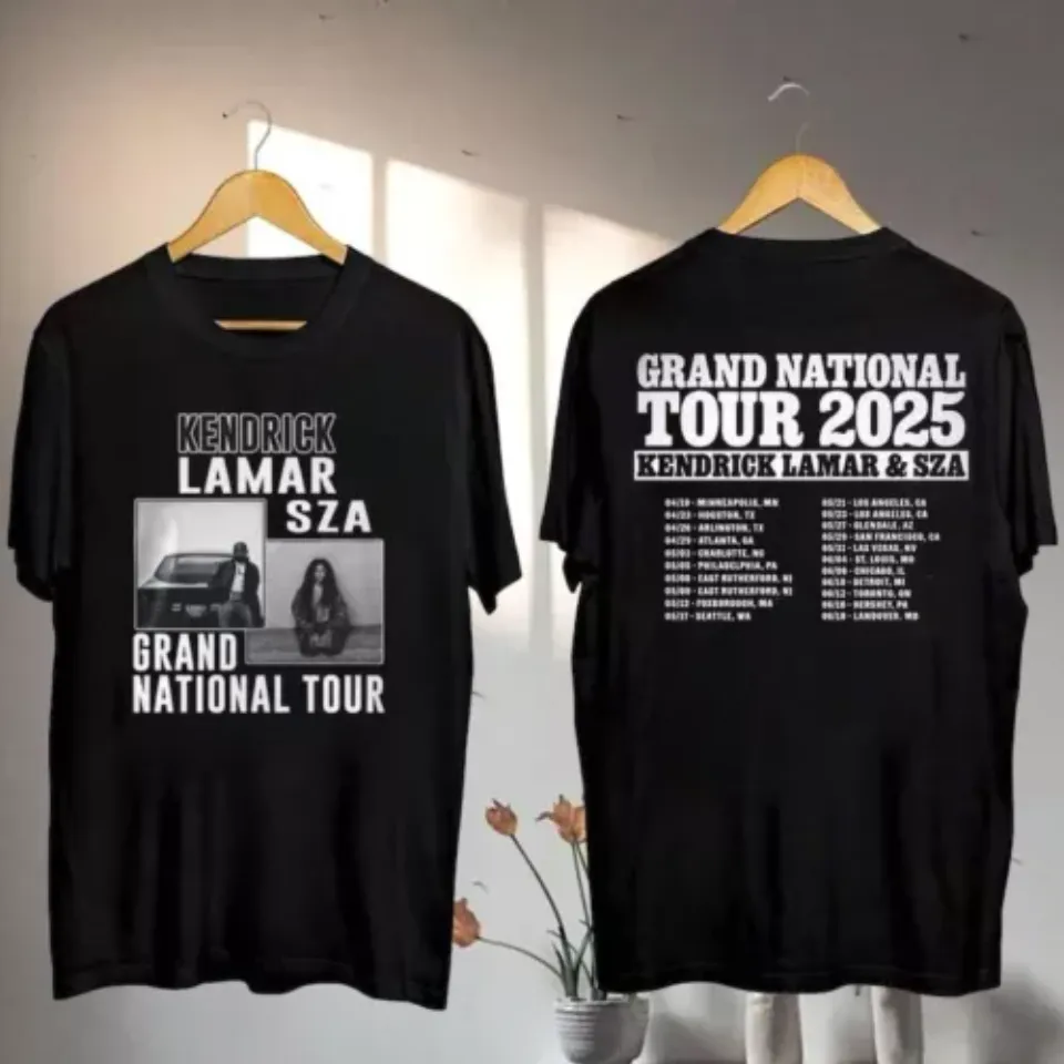 New Kendrick Lamar & Sza 2025 Grand National Tour Shirt