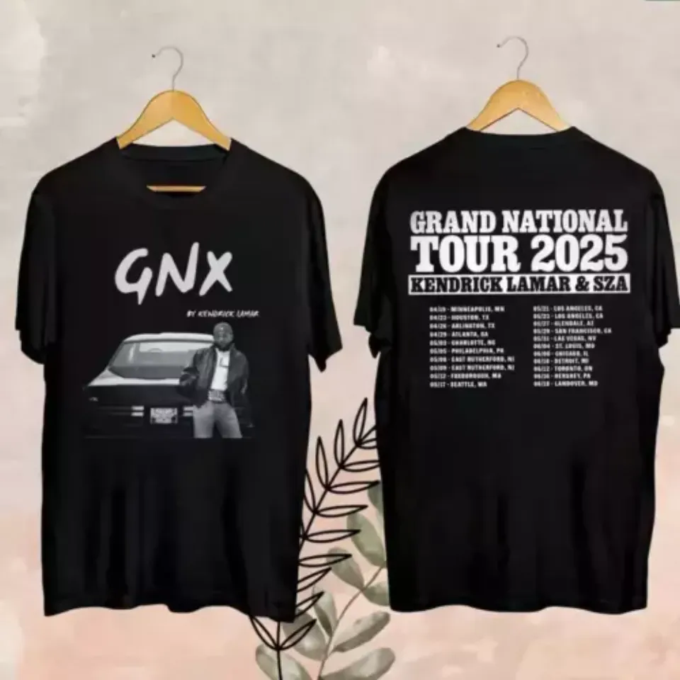 New Kendrick Lamar Tour 2025 Fan Shirt, Kendrick Lamar Gnx Shirt