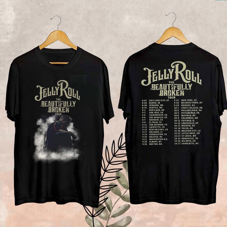 New 2025 Jelly Roll Beautifully Broken Tour Shirt, Jelly Roll Shirt