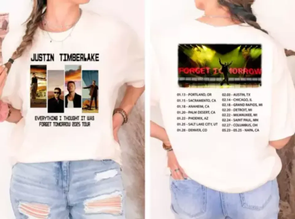 New Limited Justin Timberlake Tour 2025 Shirt