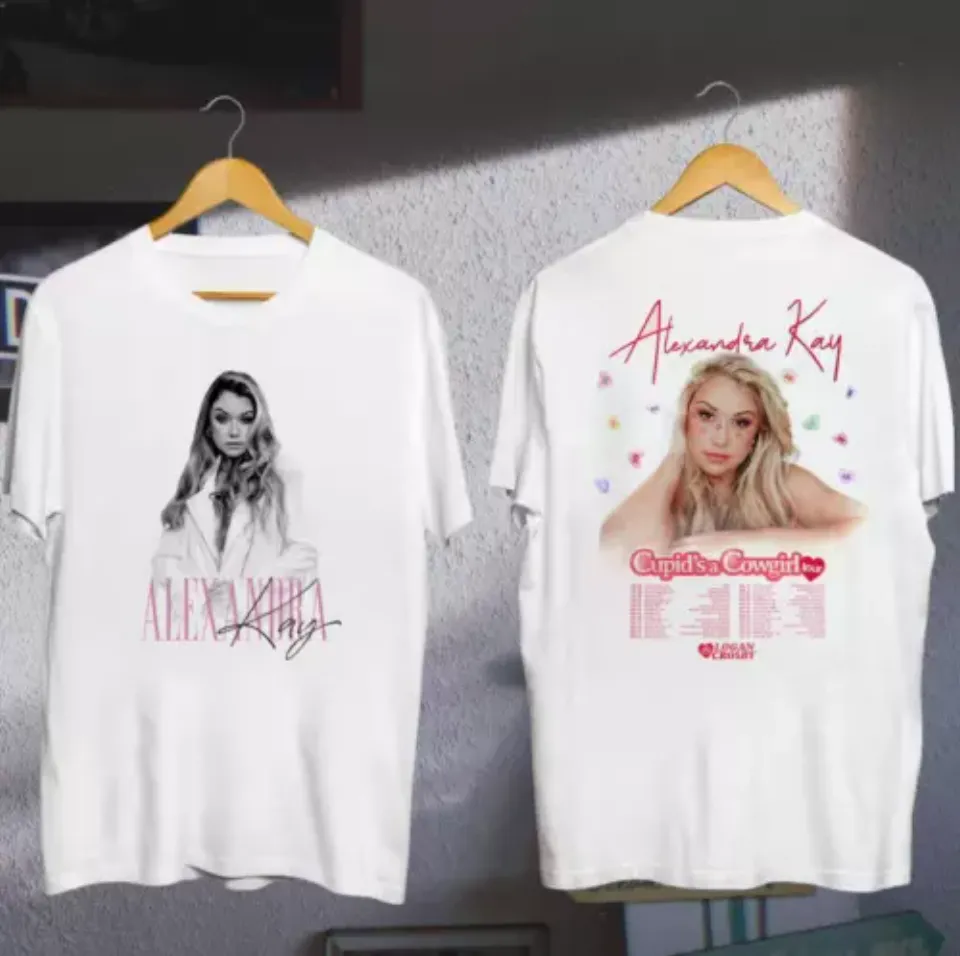 New Graphic 2025 Alexandra Kay Cupid’S A Cowgirl Tour Shirt, Alexandra Kay Shirt