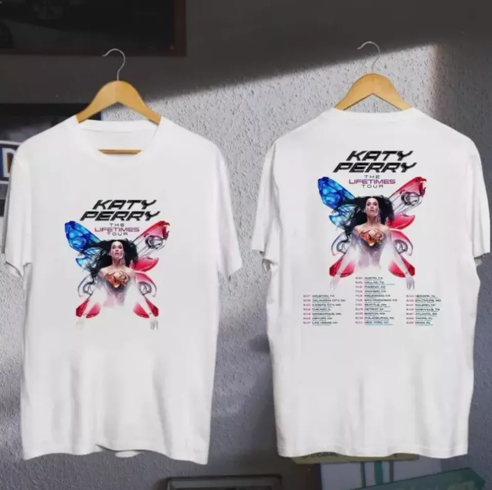 New Katy Perry Graphic Shirt, Katy Perry The Lifetime Tour 2025 Shirt