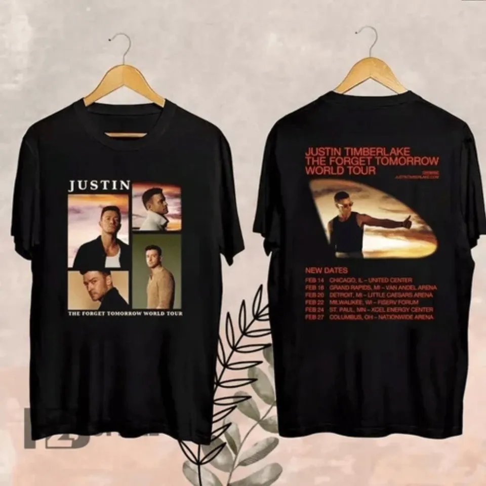 New Justin Timberlake World Tour 2025 Music Concert Gift For Fans Shirt