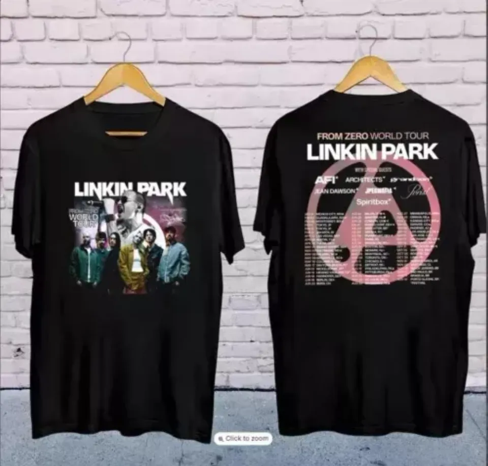 New Linkin Park Band Logo Shirt, 2025 Linkin Park From Zero World Tour Shirt