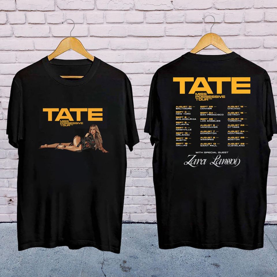 New Tate Mcrae 2025 Concert, Tate Mcrae Miss Possessive Tour 2025 Shirt, Tate Mcrae Fan Gifshirt