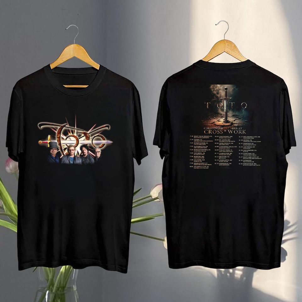 New 2025 Toto Band World Tour Shirt, Toto Band 2025 Concert, Toto Fan Gift