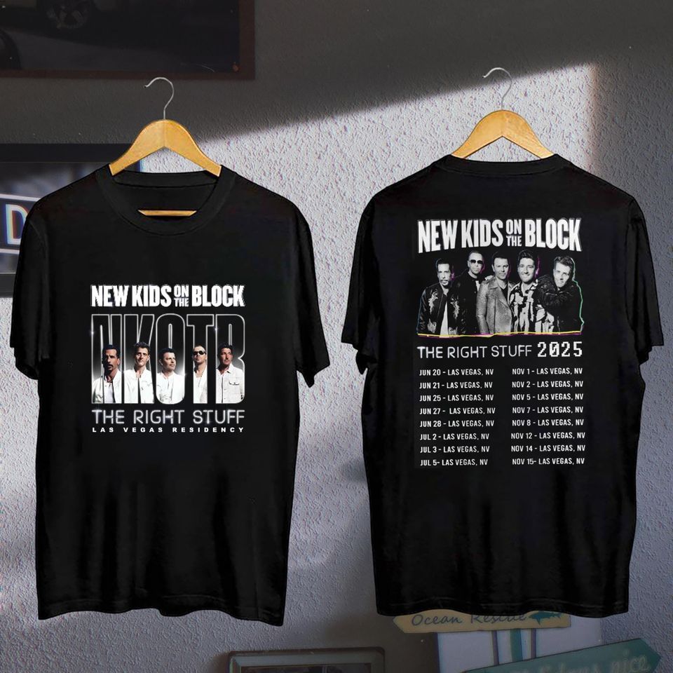 New 2025 Nk On The Block The Right Stuff Tour Shirt, Nkot Block Band Shirt, Nkot Block Fan Gift