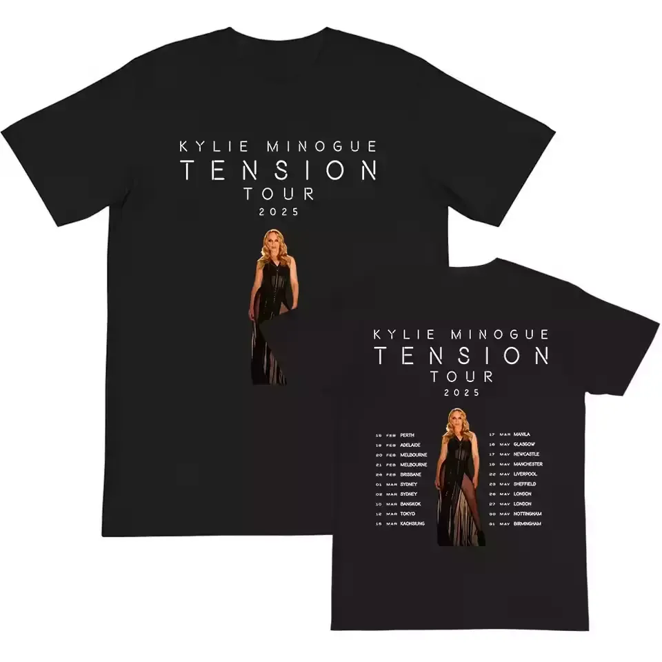 New Kylie Minogue Tension Tour 2025 Unisex Shirt