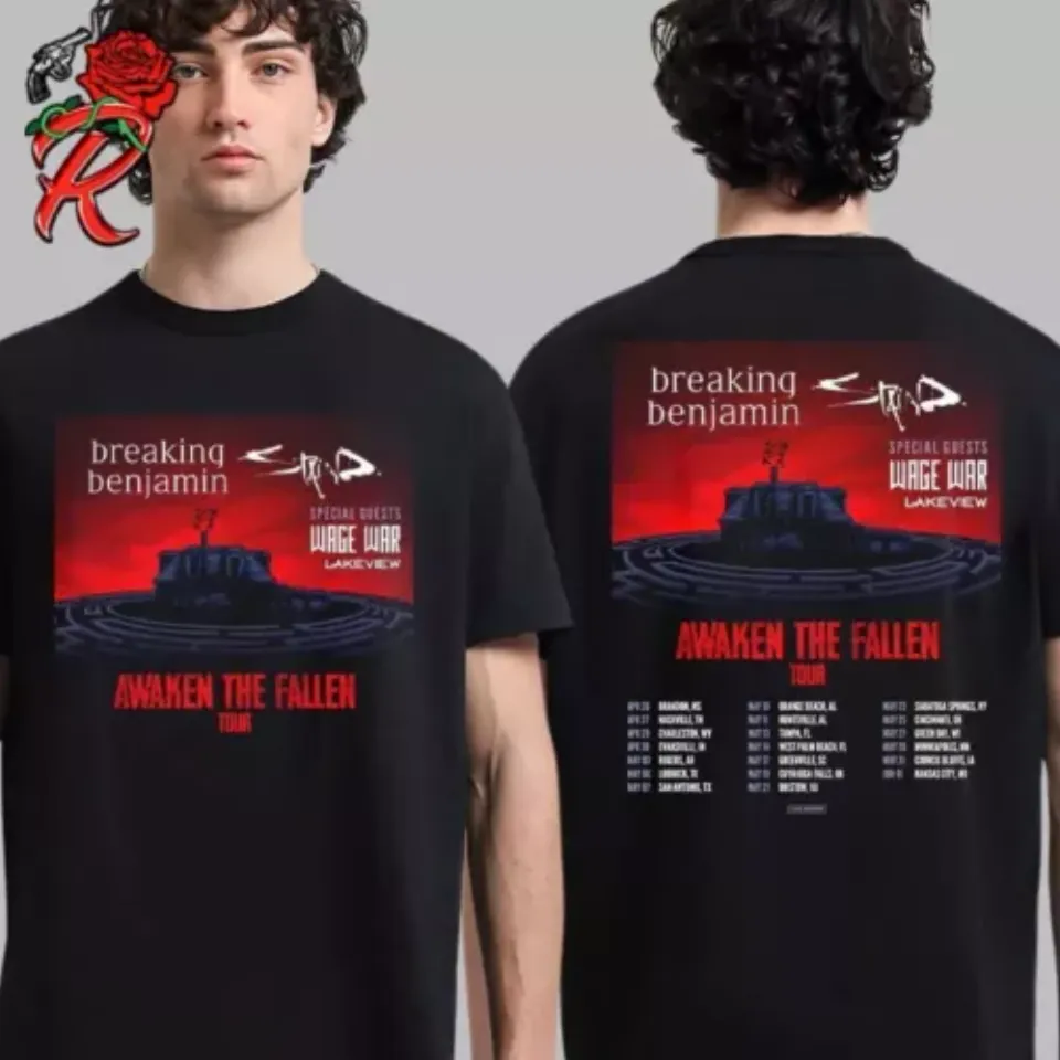 New Breaking Benjamin Awaken The Fallen Tour 2025 Schedule Tour Date Lisshirt