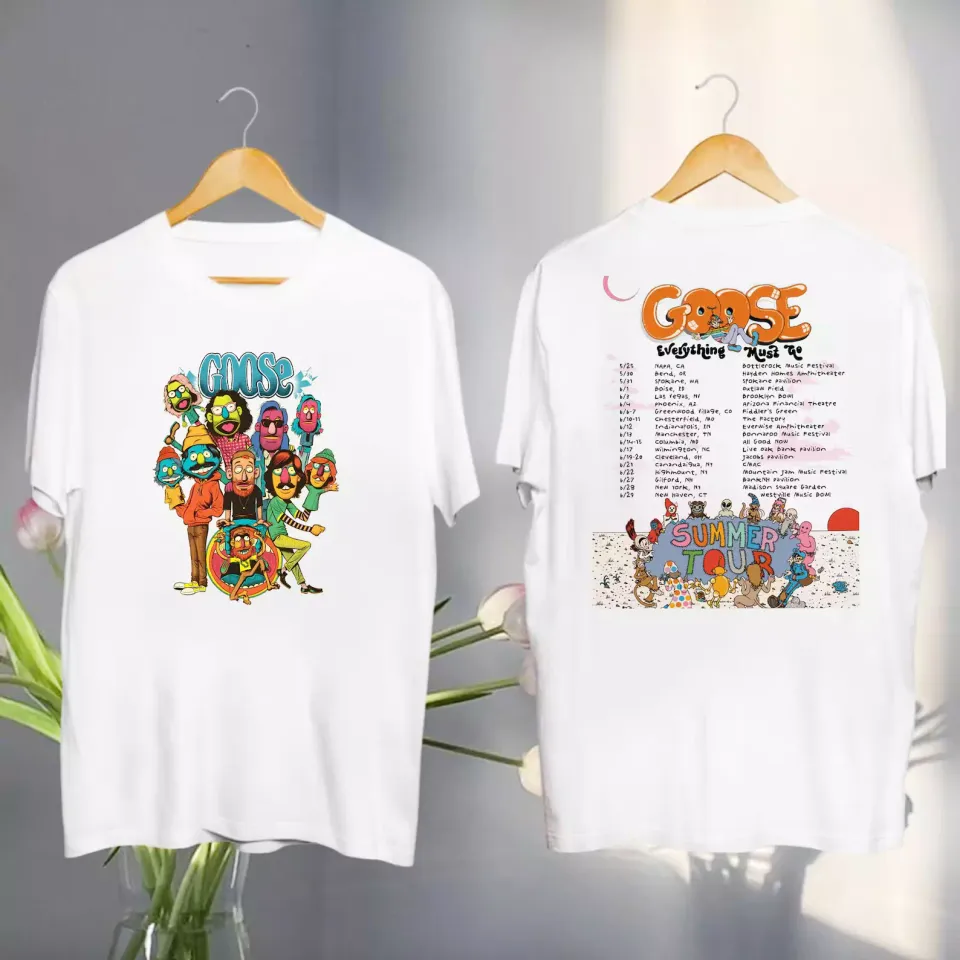 New Goose The Band Graphic Shirt, Goose The Band Everything Must Go Summer Tour 2025