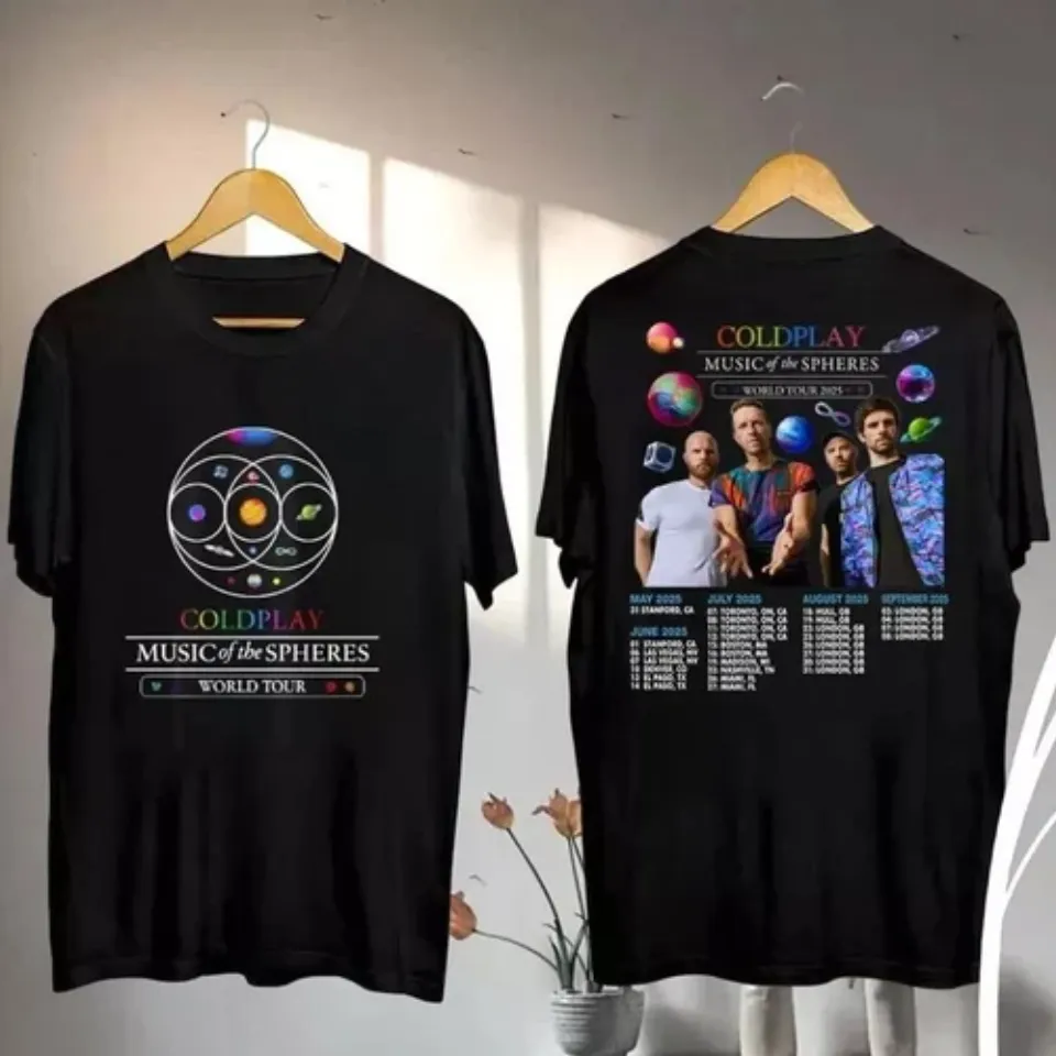 New Coldplay Band 2025 Concert Shirt Coldplay Music Of The Spheres Tour 2025 Shirt