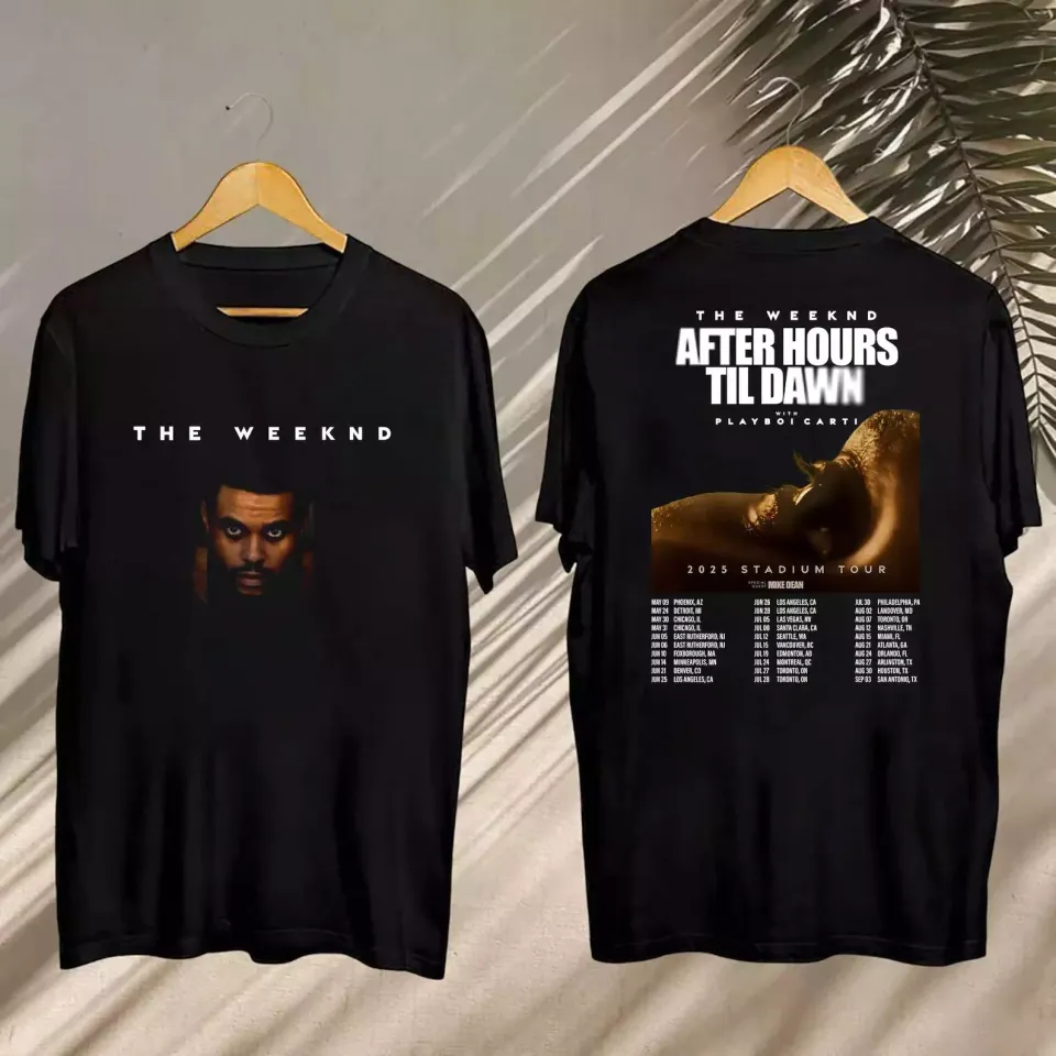 New 2025 Weeknds After Hours Til Dawn Tour Shirt, Weeknds Concert 2025