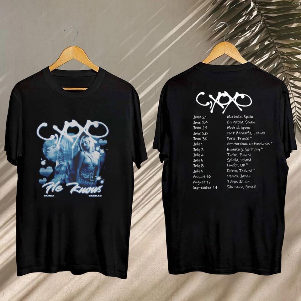 Camila Cabello Yours, C Tour Shirt, 2025 Camila Cabello Yours