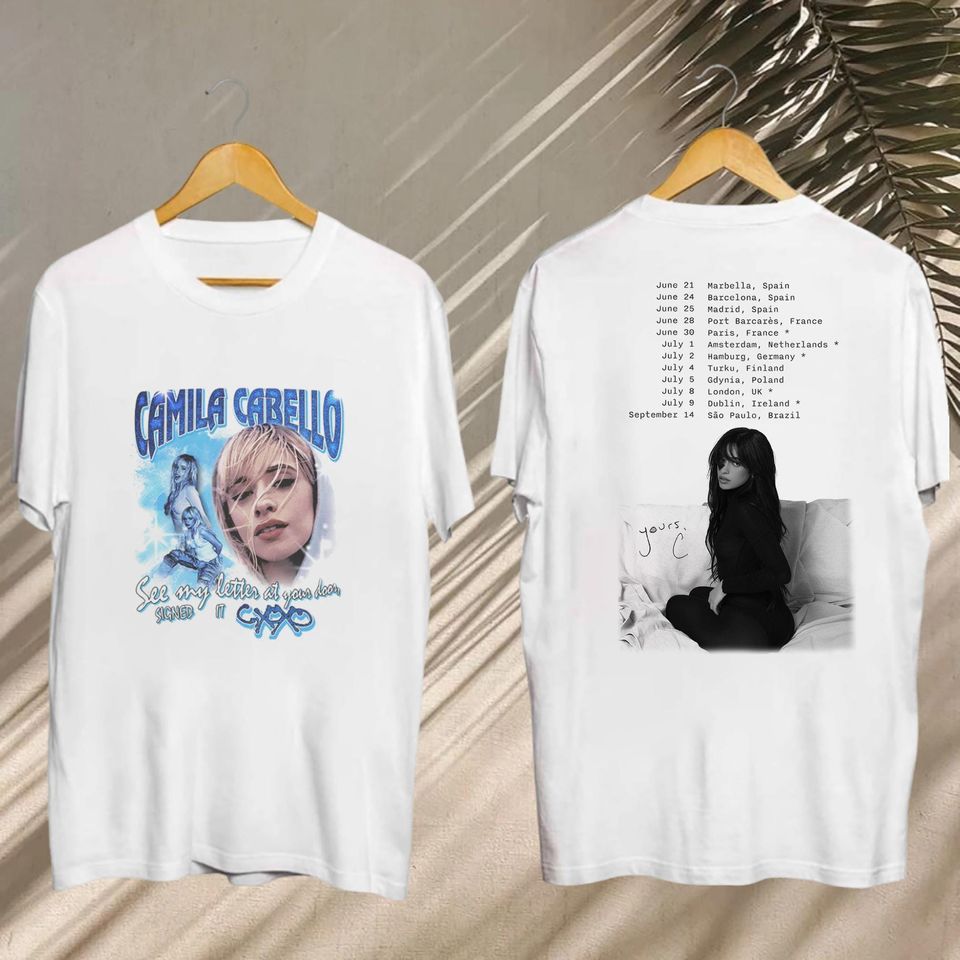 New 2025 Camila Cabello Yours, C Tour Shirt, Camila Cabello Yours