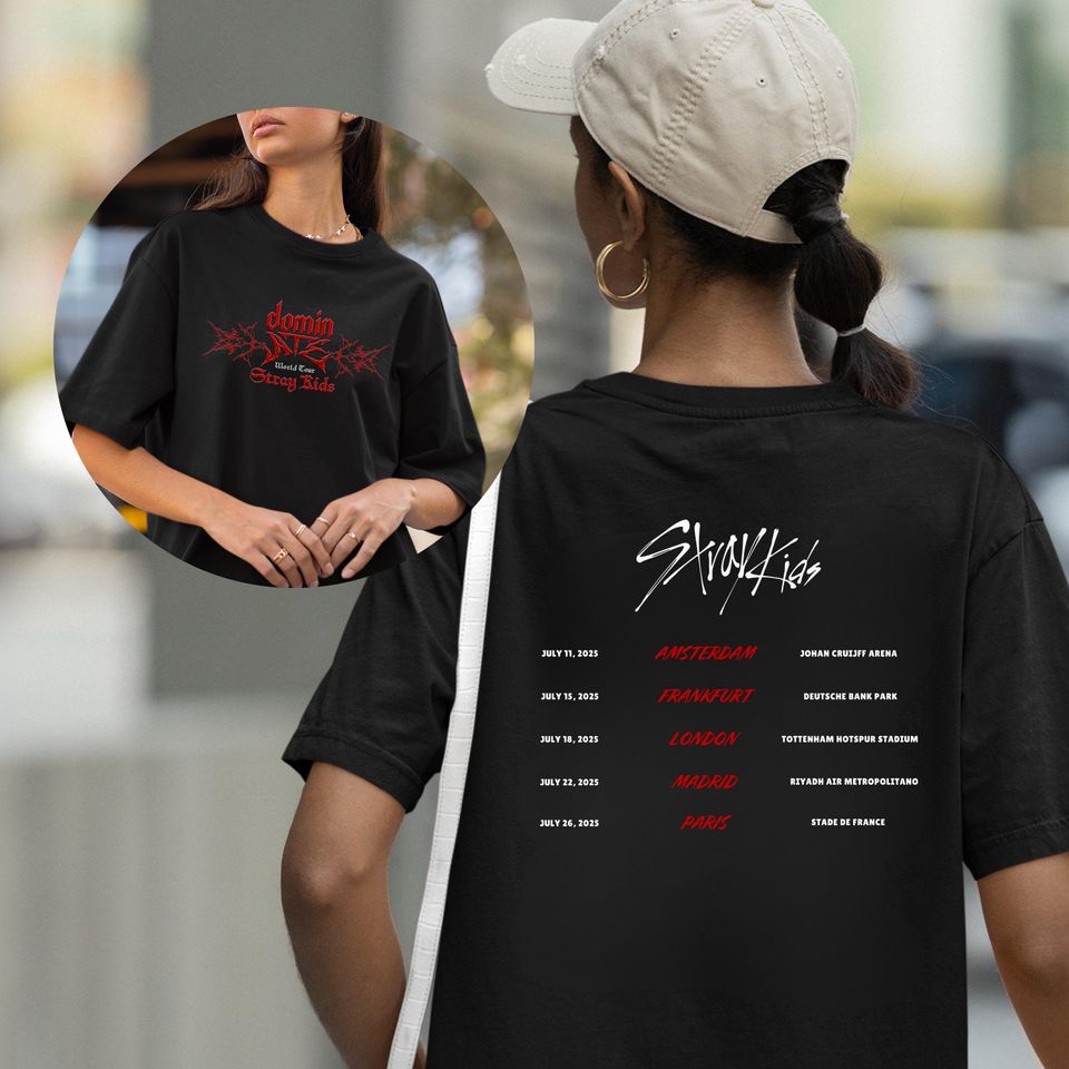 Stray Kids World Tour 2025 Shirt, Stray Kids Europe Shirt, Dominate Skz Shirt