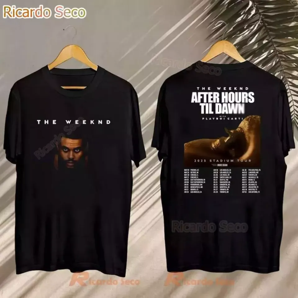 The Story Behind "Weeknds After Hours Til Dawn 2025 Tour Shirt