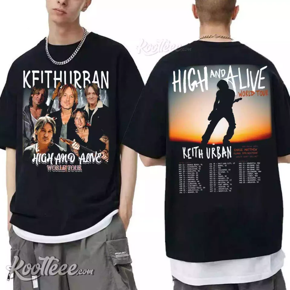 Keith Urban High And Alive Tour 2025 Shirt Gift For Fans