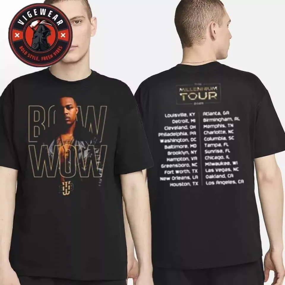 New Bow Wow The Millennium Tour 2025 Shirt