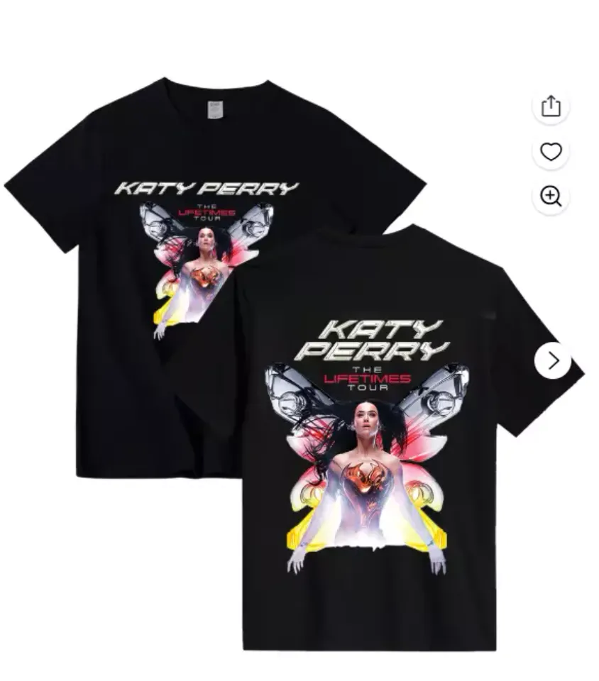 The Lifetimes Tour 2025 Shirt Katy Perry The Lifetimes Tour 2025 Shirts Unisex