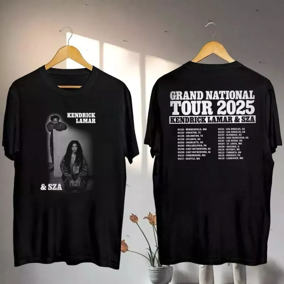 New Kendrick Lamar 2025 Grand National Tour Shirt Kendrick Lamar Sza Concert 20