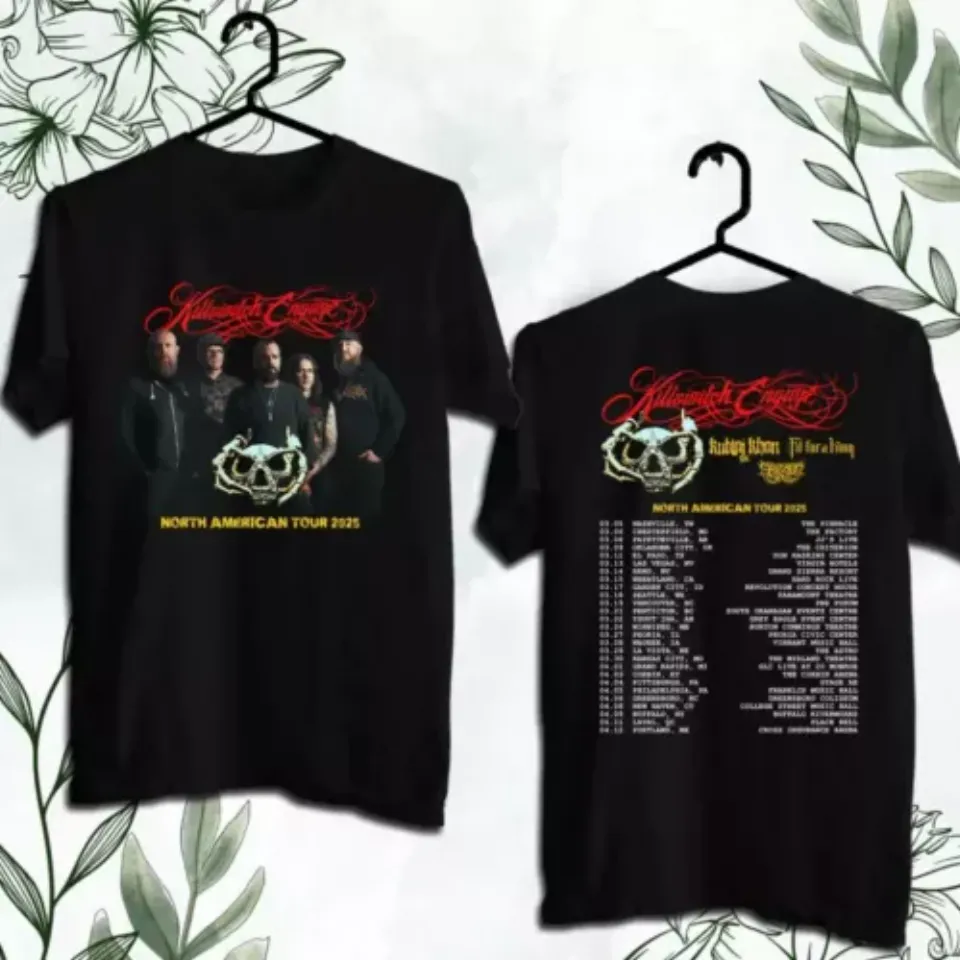 New Killswitch Engage American Tour 2025 Music Shirt