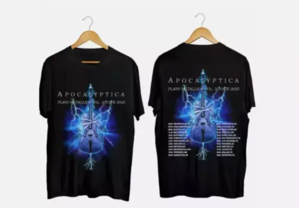 New Apocalyptica 2025 Tour Music Shirt, Apocalyptica Band Fan Music Shirt