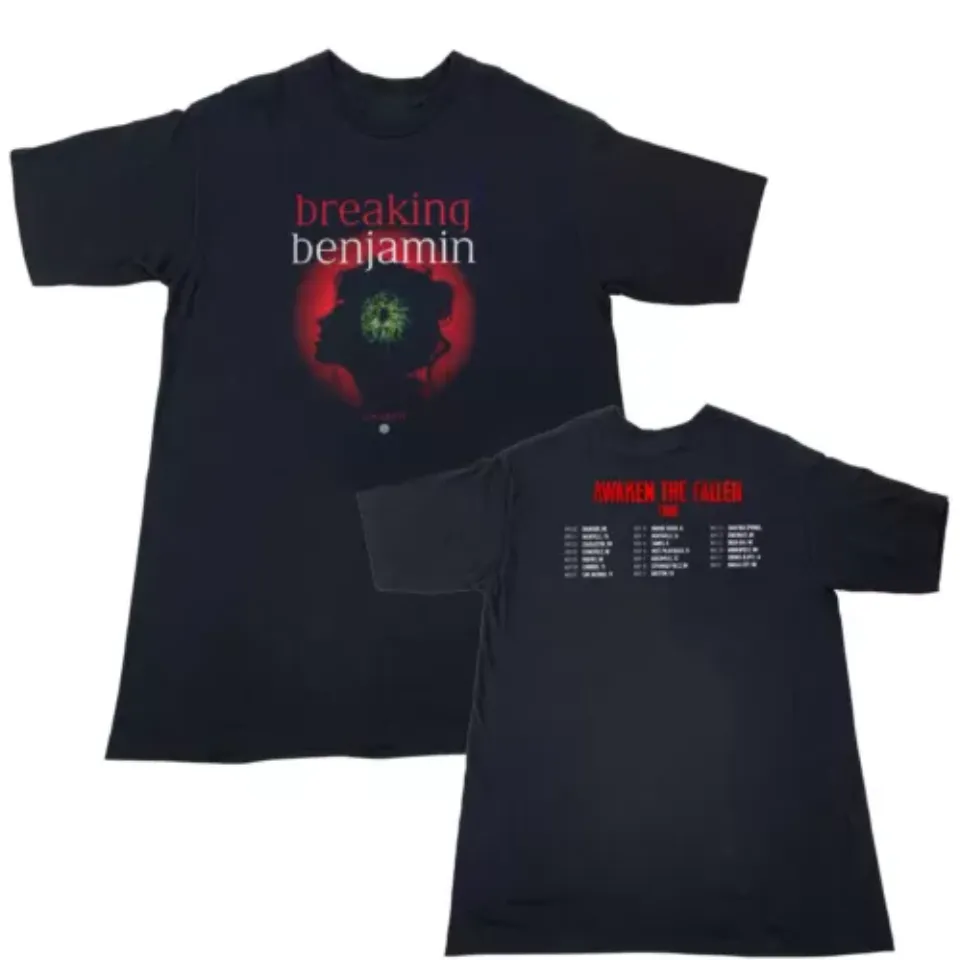 New Breaking Benjamin Awaken The Fallen 2025 Tour Dates Two Sided Unisex Shirt