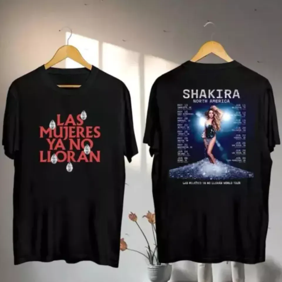 New 2025 Shakira Las Mujeres Ya No Lloran Tour Shirt Shakira Fan Gifshirt