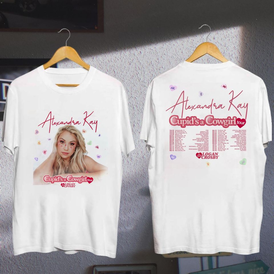 New Alexandra Kay Cupid’S A Cowgirl Tour 2025 Shirt, Alexandra Kay Concert, Alexandra Kay Fan Shirt