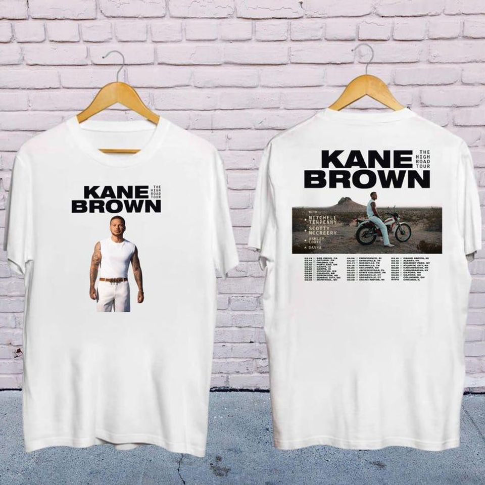 New Kane Brown 2025 The High Road Tour Shirt, Kane Brown 2025 Concert, Kane Brown Fan Gifts
