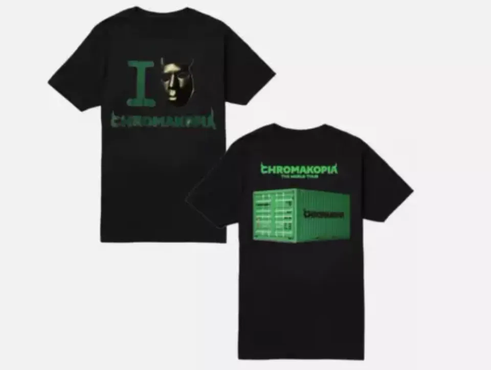 New Tyler The Creator Okonma Chromakopia Paris World Tour 2025 Shirt