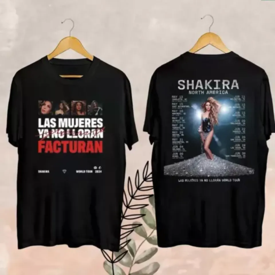 New Shakira Las Mujeres Ya No Lloran World Tour 2025 Fan Shirt, Shakira Shirt, Music Shirt