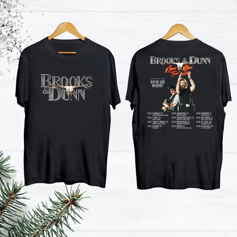 New 2025 Brooks And Dunn Neon Moon Tour Shirt, Brooks & Dunn Merch, Brooks And Dunn Country Music