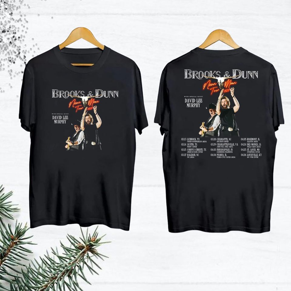 New Brooks And Dunn Neon Moon Tour 2025 Shirt, Brooks & Dunn Merch, Brooks And Dunn Country Music