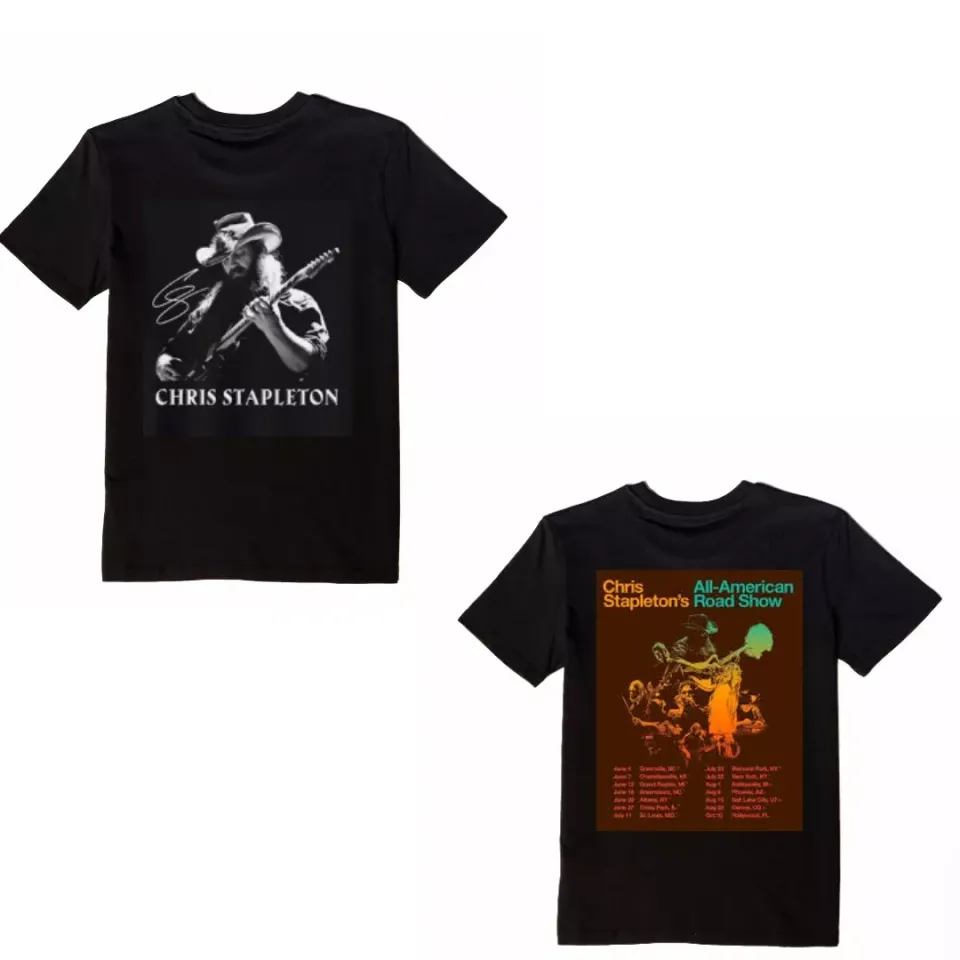 New Chris Stapleton All American Road Show Tour 2025 Shirt