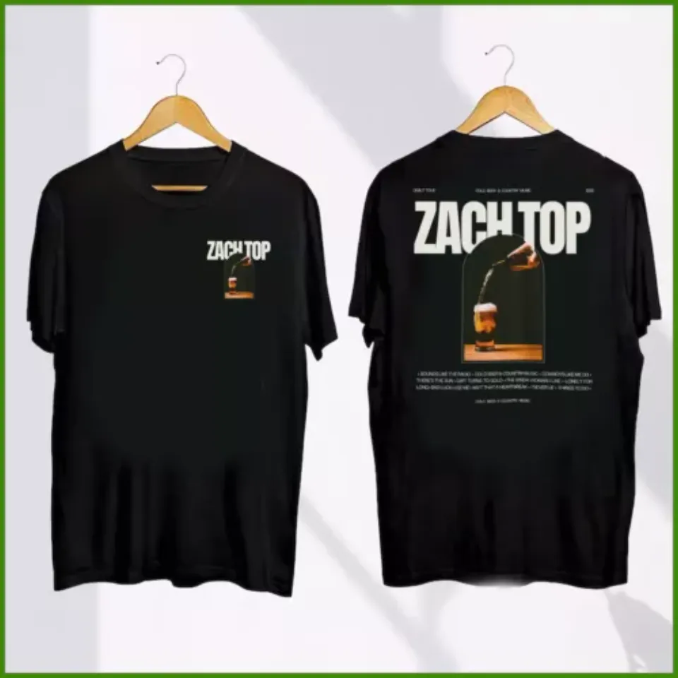 New Zach Top Vintage Country Music Tour 2025 Shirt