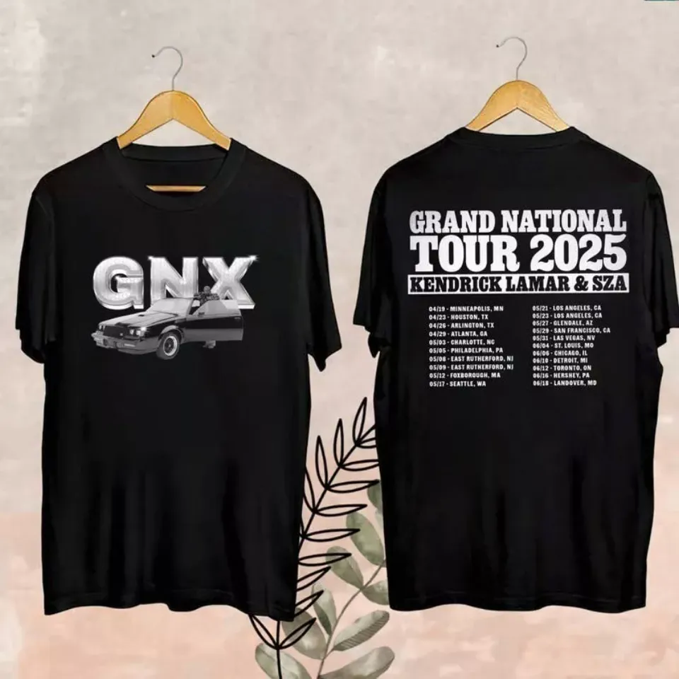 New Kendrick Lamar Tour 2025 Fan Shirt, Kendrick Lamar Gnx Shirt