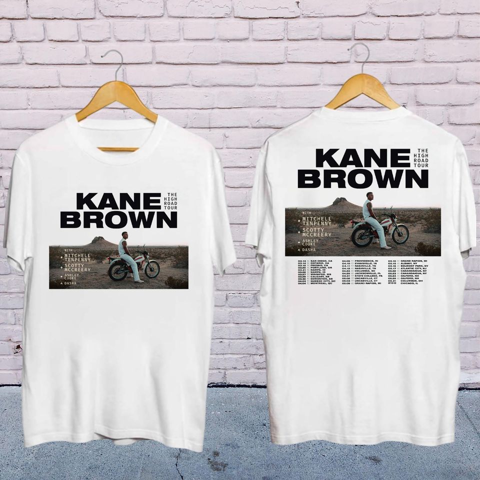 New 2025 Kane Brown The High Road Tour Shirt, Kane Brown 2025 Concert, Kane Brown Fan Gifts