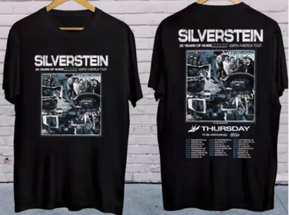 New New Silverstein 2025 Us Tour Christmas Gift Unisex Shirt