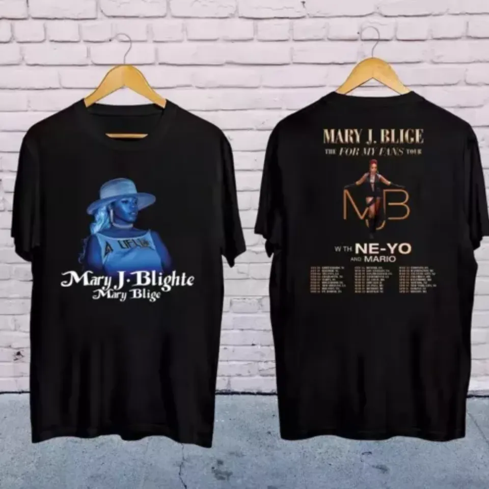 New Mary J Blige 2025 Concert, 2025 Mary J Blige The For My Fans Tour Shirt