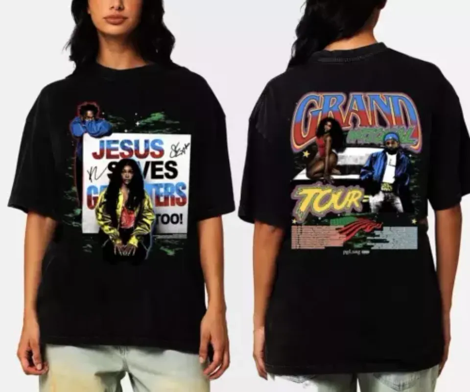 New Kendrick And Sza Tour Shirt, Grand National Tour 2025 Kendrick Lamar Shirt