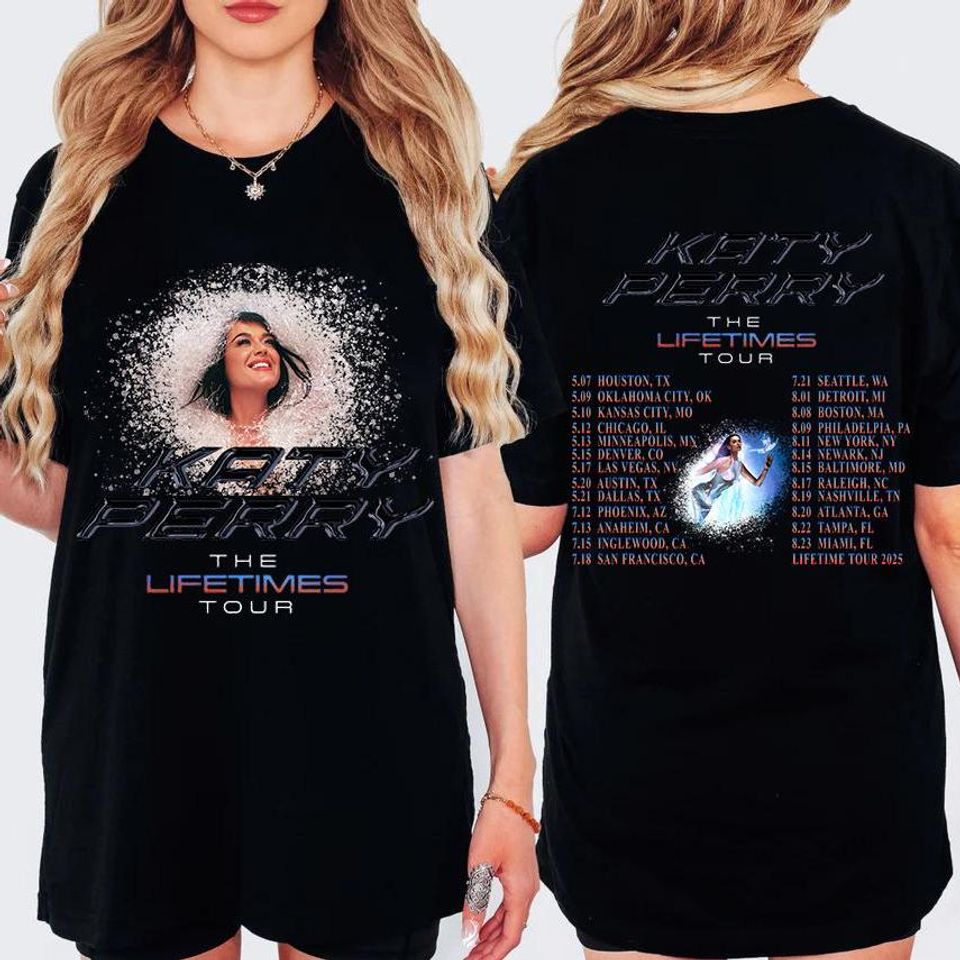 New Katy Shirt, Katy Perry The Lifetime Tour 2025 Shirt, Katy Perry 2025 Concert