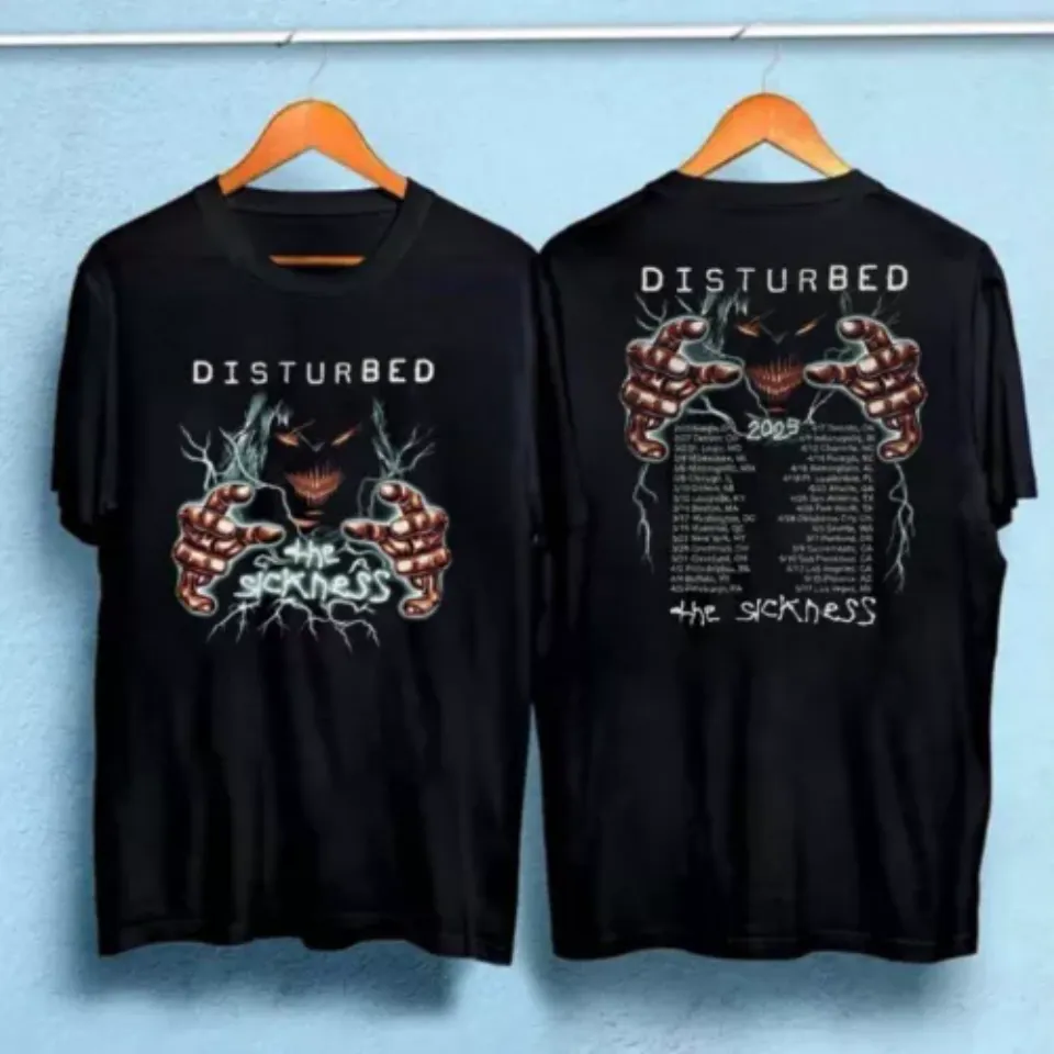 New New Disturbed 2025 Tour Gift For Fans Shirt