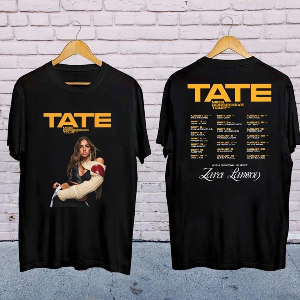 New Tate Mcrae Graphic Shirt, Tate Mcrae Miss Possessive Tour 2025 Shirt, Tate Mcrae Fan Gifshirt