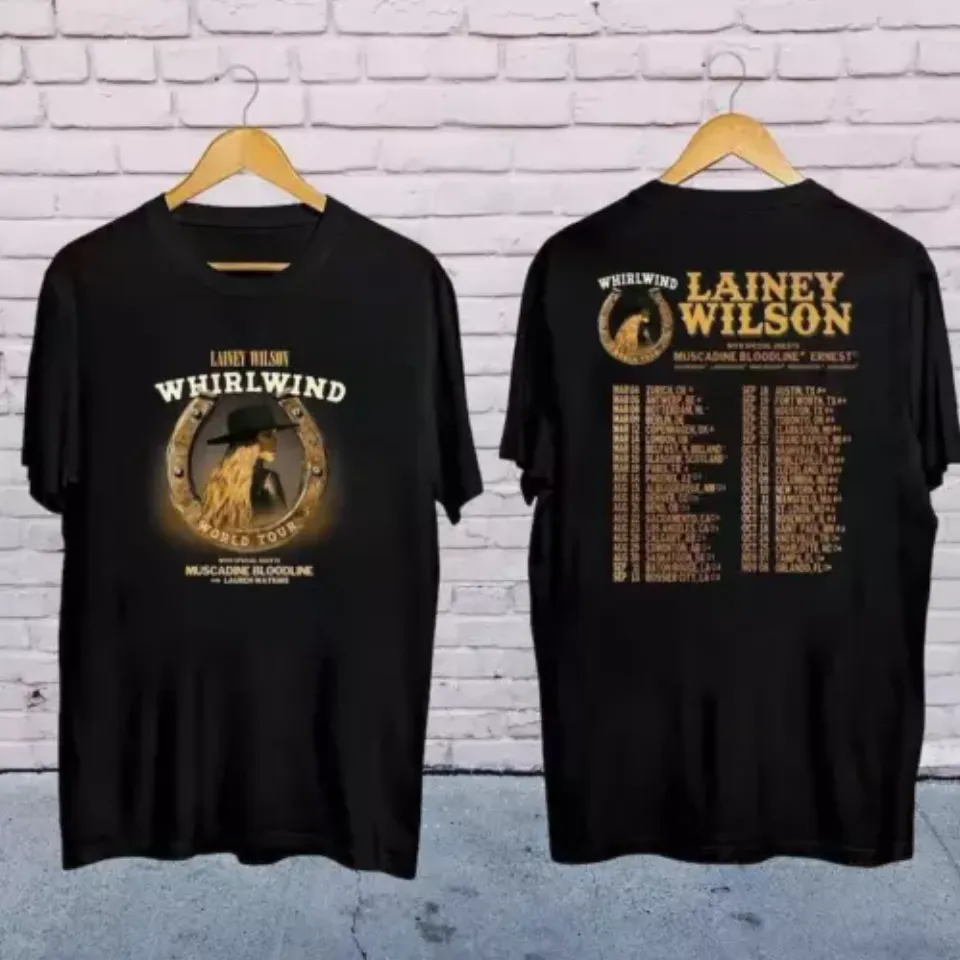 New Lainey Wilson Whirlwind World Tour 2025 Shirt, Lainey Wilson 2025 Shirt