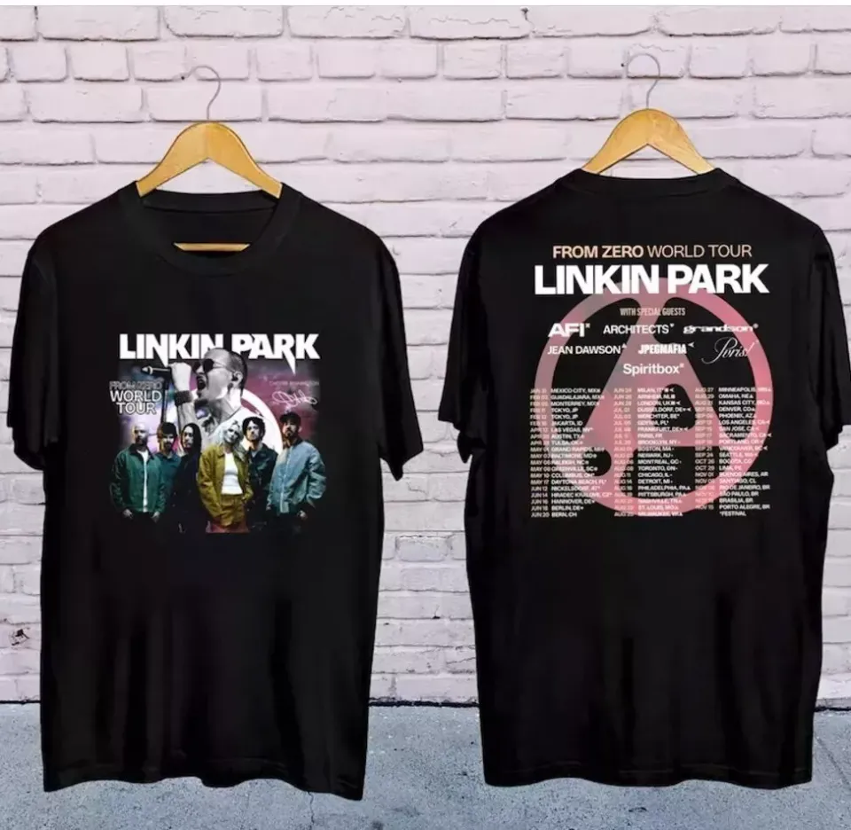 New Linkin Park Band Logo Shirt, 2025 Linkin Park From Zero World Tour Shirt