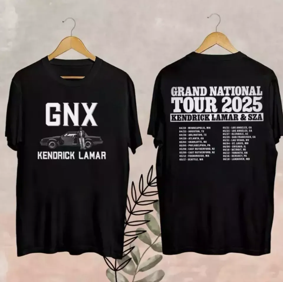 New Grand National Tour Kendrick Lamar Tour 2025 Fan Shirt